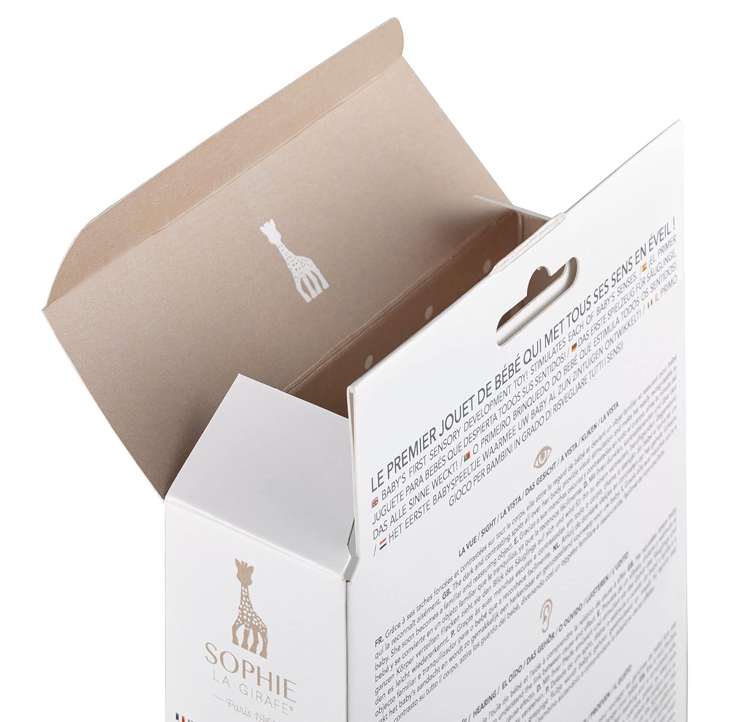 imageSophie la Girafe Sophie la Girafe Bote Il tait une fois Jouet en caoutchouc 100 naturel pour enfant Jouet dveil pour enfant ds la naissance