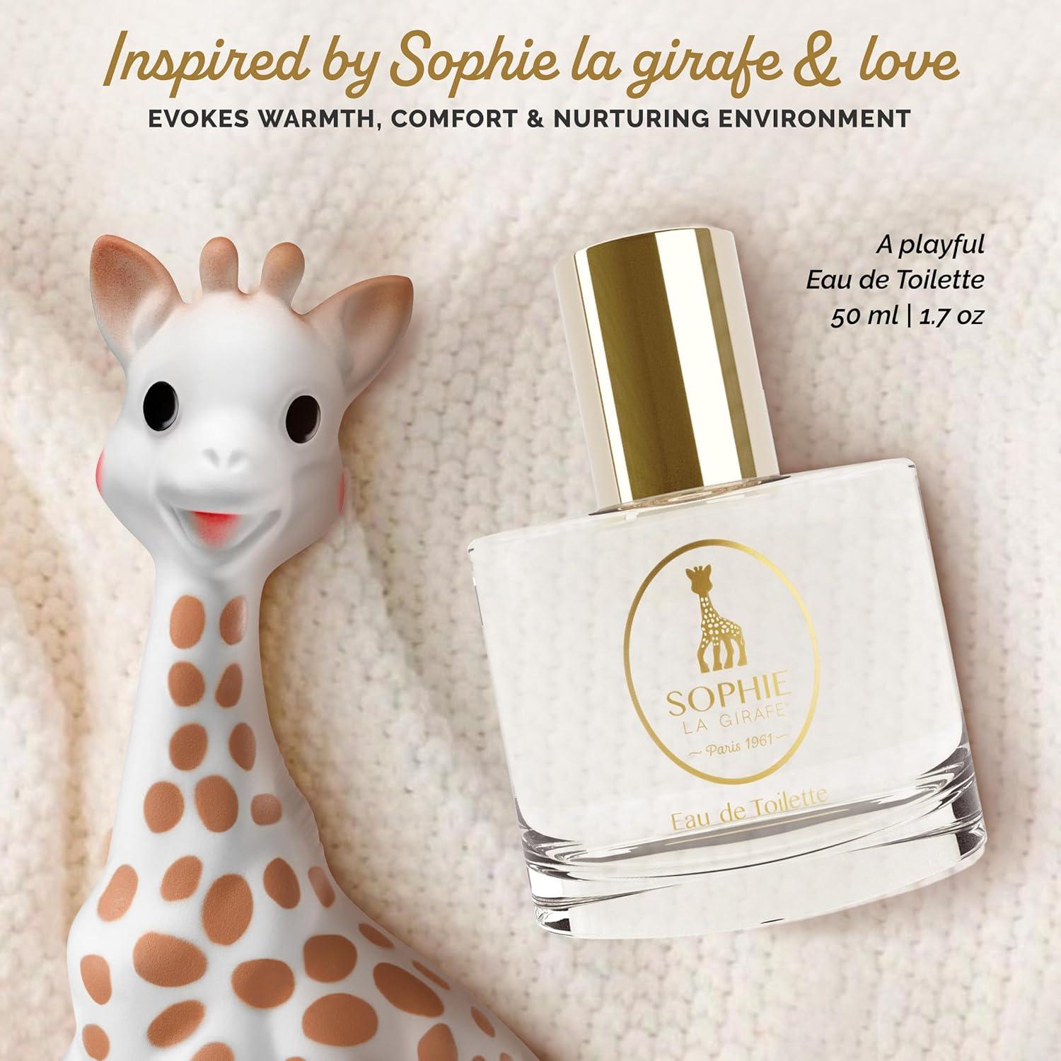 imageSophie la girafe Eau de Toilette Includes Sophie Teether Nostalgic Childhood Scent of Citrus ampamp Vanilla 50 ml or 17 fl ozEau de Toilette