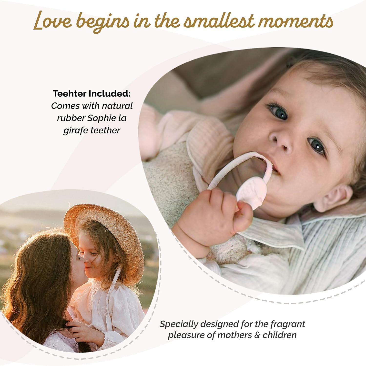 imageSophie la girafe Eau de Toilette Includes Sophie Teether Nostalgic Childhood Scent of Citrus ampamp Vanilla 50 ml or 17 fl ozEau de Toilette