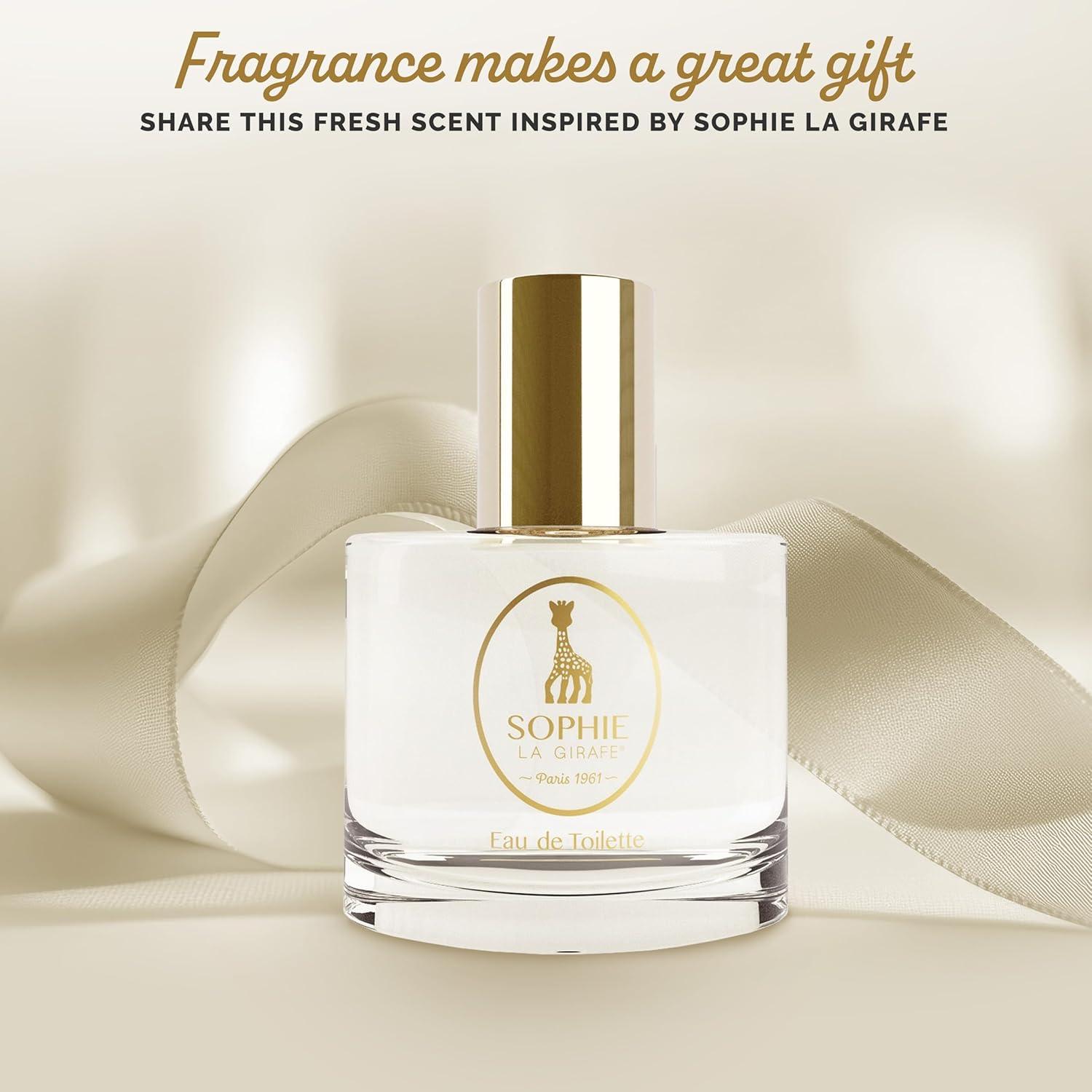 imageSophie la girafe Eau de Toilette Includes Sophie Teether Nostalgic Childhood Scent of Citrus ampamp Vanilla 50 ml or 17 fl ozEau de Toilette