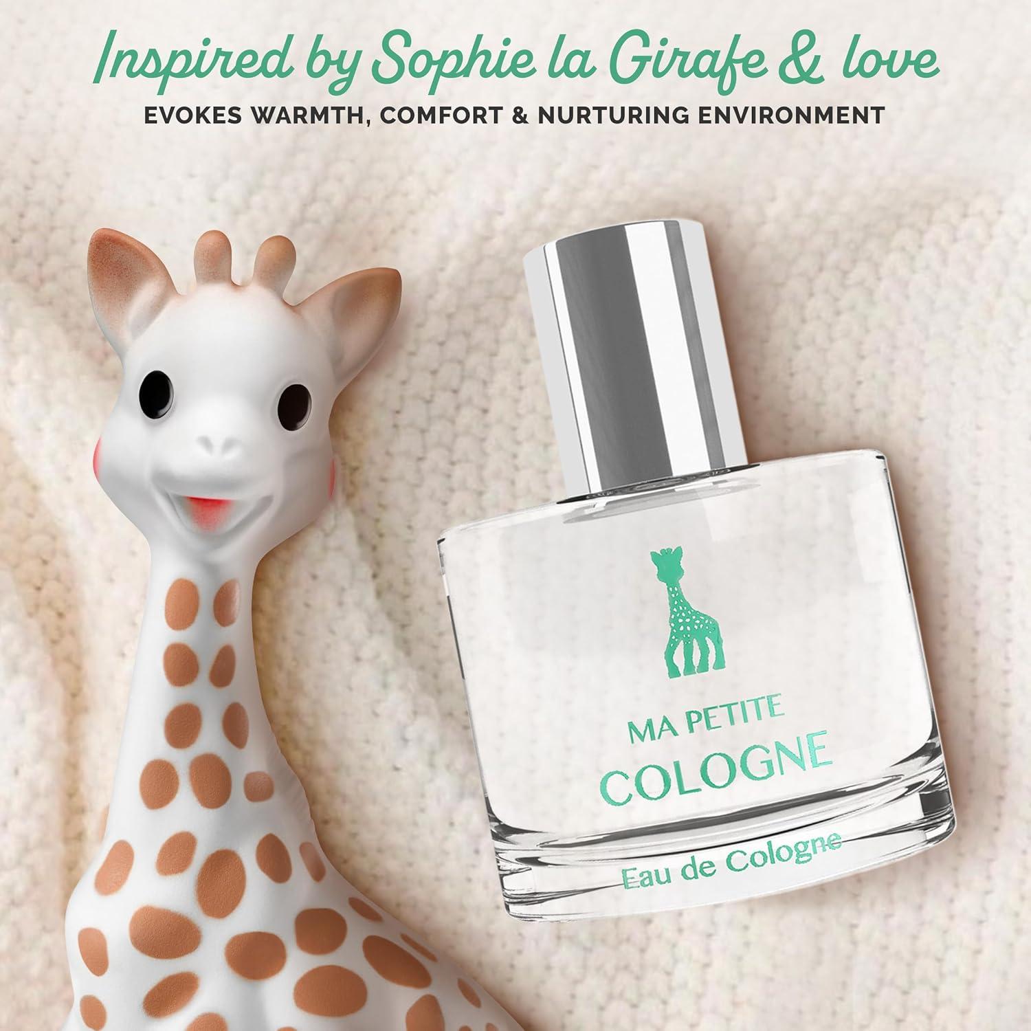imageSophie la girafe Eau de Toilette Includes Sophie Teether Nostalgic Childhood Scent of Citrus ampamp Vanilla 50 ml or 17 fl ozMy Petite Cologne
