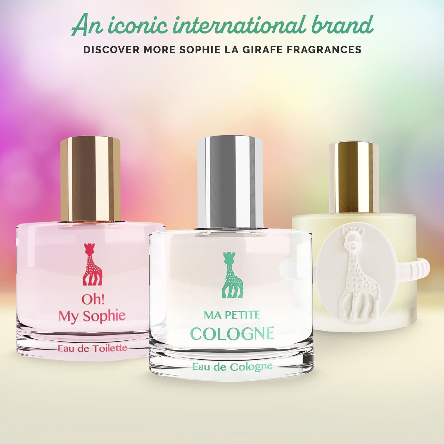 imageSophie la girafe Eau de Toilette Includes Sophie Teether Nostalgic Childhood Scent of Citrus ampamp Vanilla 50 ml or 17 fl ozMy Petite Cologne