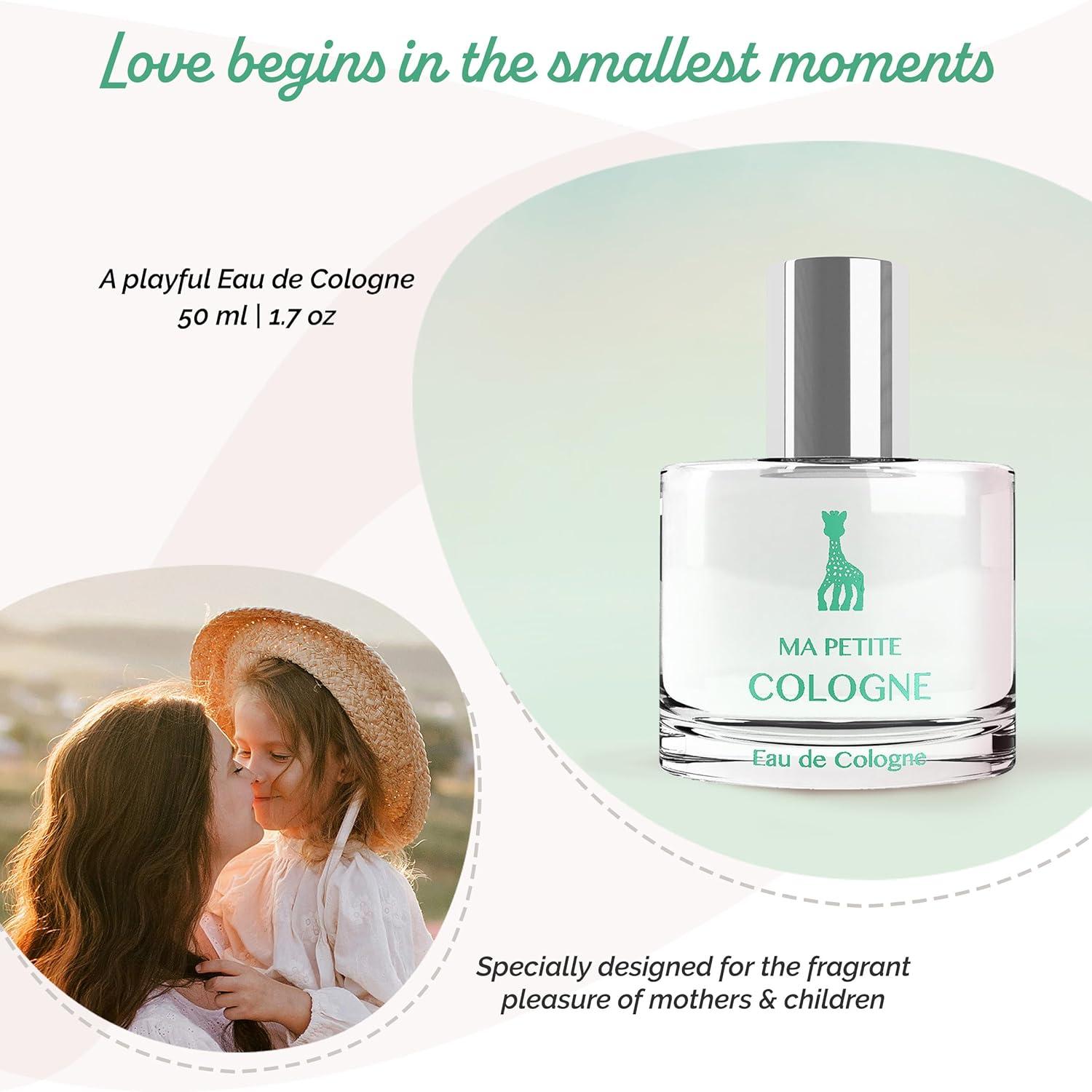 imageSophie la girafe Eau de Toilette Includes Sophie Teether Nostalgic Childhood Scent of Citrus ampamp Vanilla 50 ml or 17 fl ozMy Petite Cologne