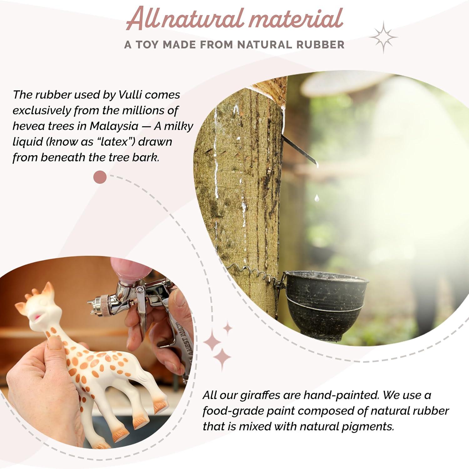 imageSophie la girafe Fresh Touch Handcrafted for 60 Years in France Natural Rubber Designed for Teething Babies Awaken All 5 Senses Easy to Clean