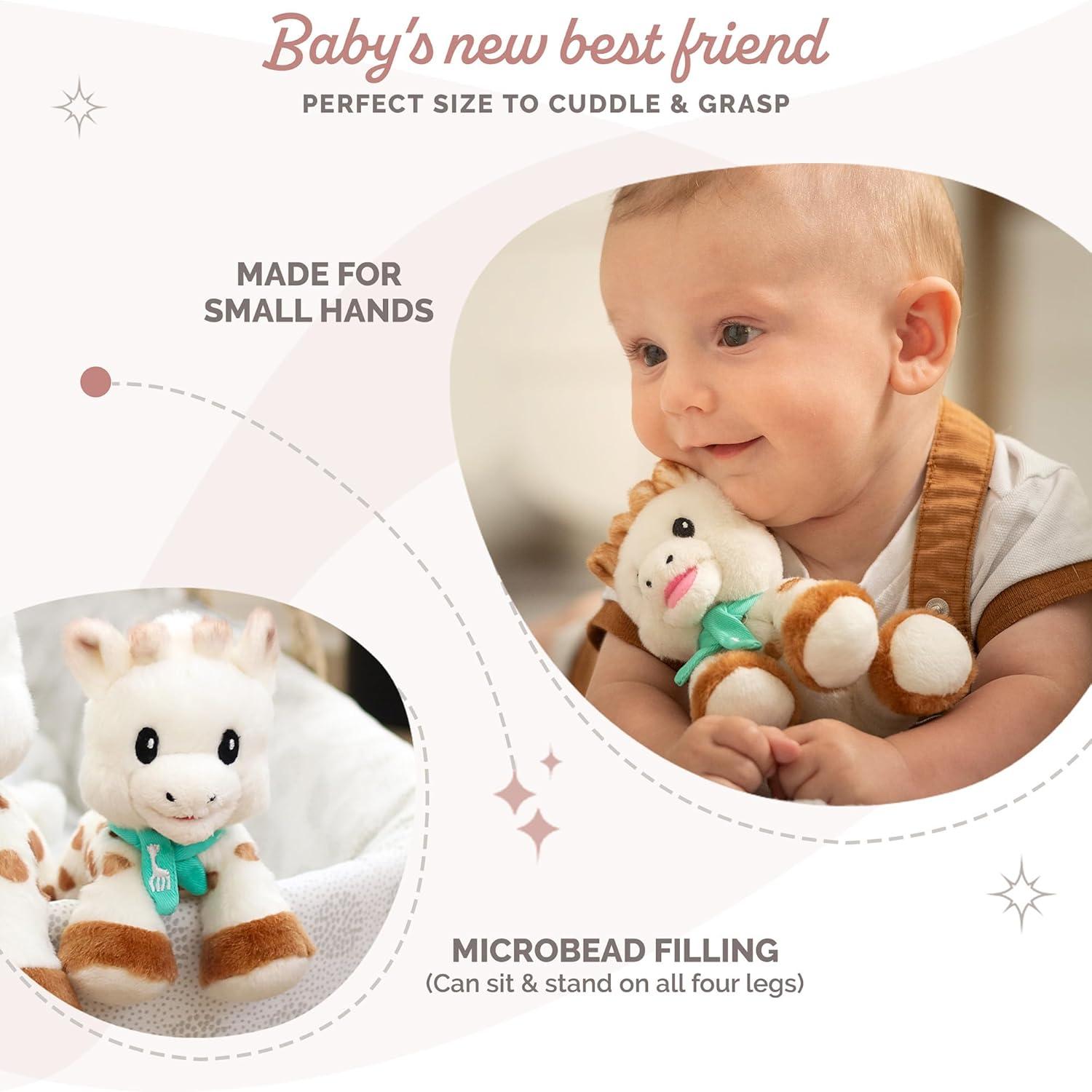 imageSophie la girafe Sweetie Baby Sophie Plush Ultra Soft Flexible ampamp Easy to Grasp Ideal for Travel Awaken The Senses