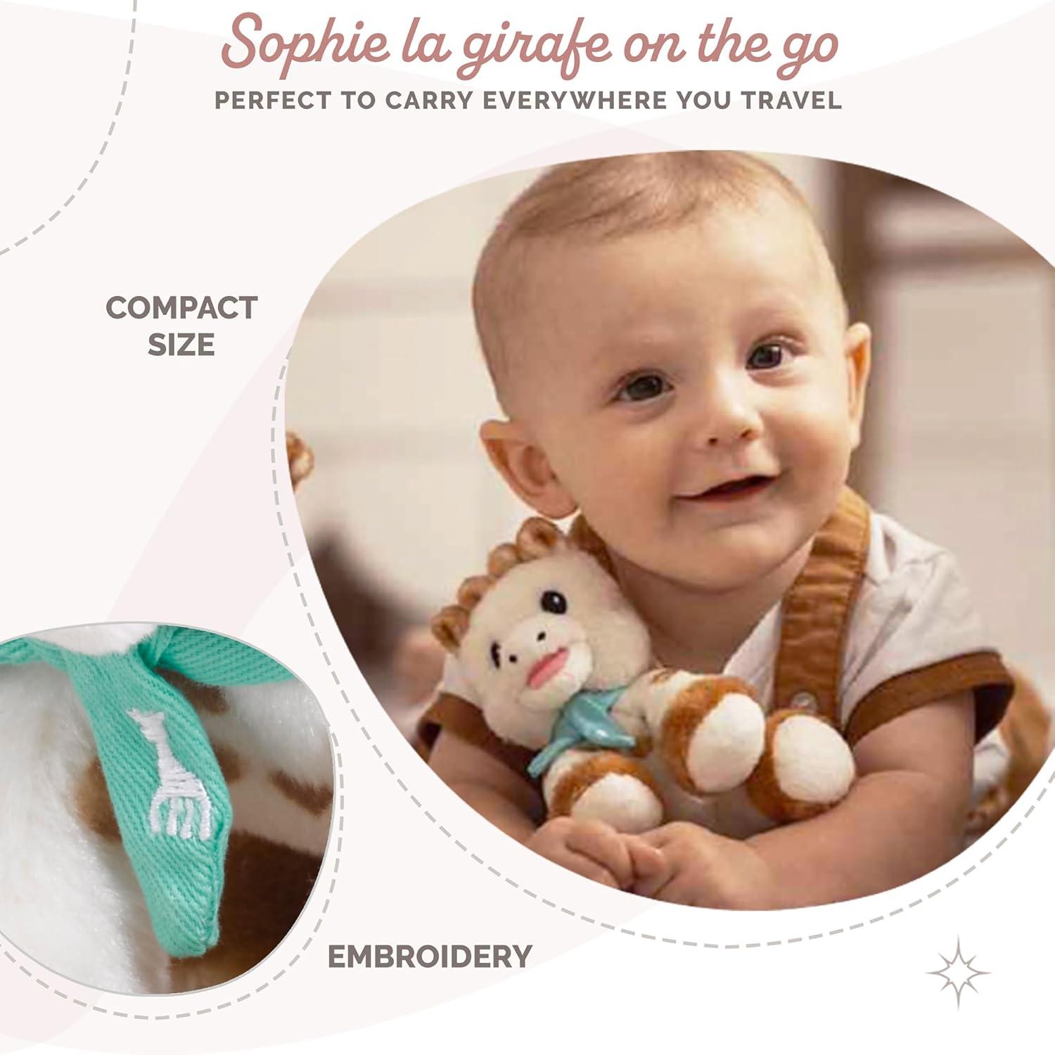 imageSophie la girafe Sweetie Baby Sophie Plush Ultra Soft Flexible ampamp Easy to Grasp Ideal for Travel Awaken The Senses