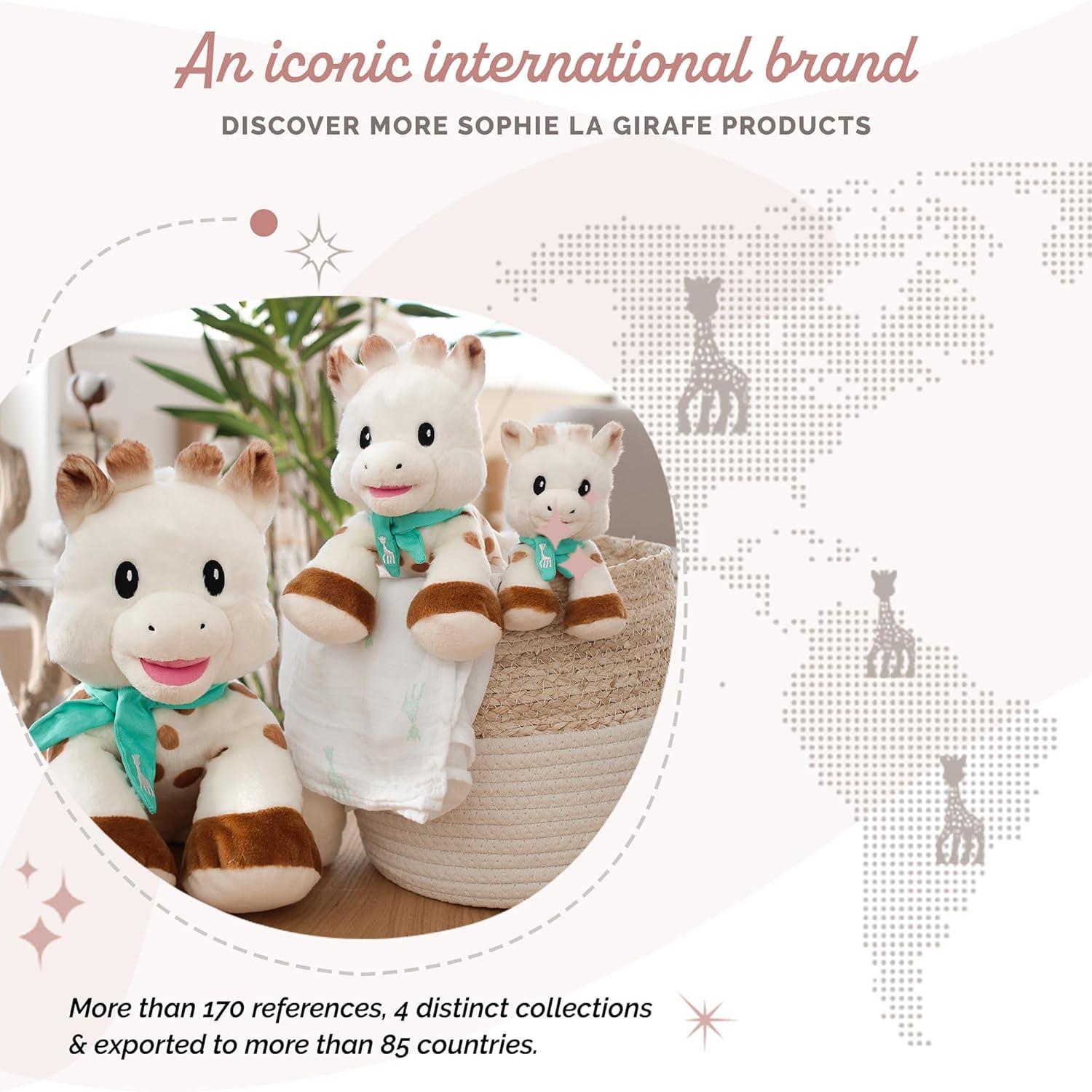 imageSophie la girafe Sweetie Baby Sophie Plush Ultra Soft Flexible ampamp Easy to Grasp Ideal for Travel Awaken The Senses