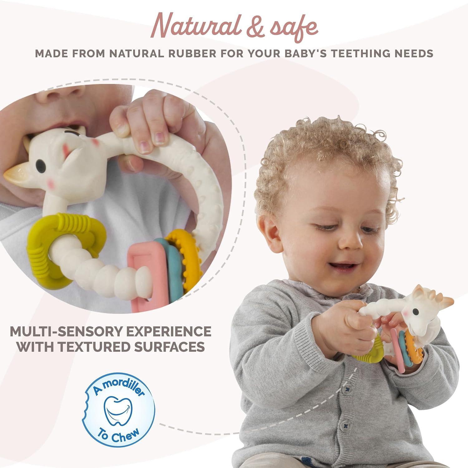 imageSophie la girafe Teething Colorings Light ampamp Easy to Grasp Designed with Natural Rubber to Soothe ampamp Awaken All 5 Senses