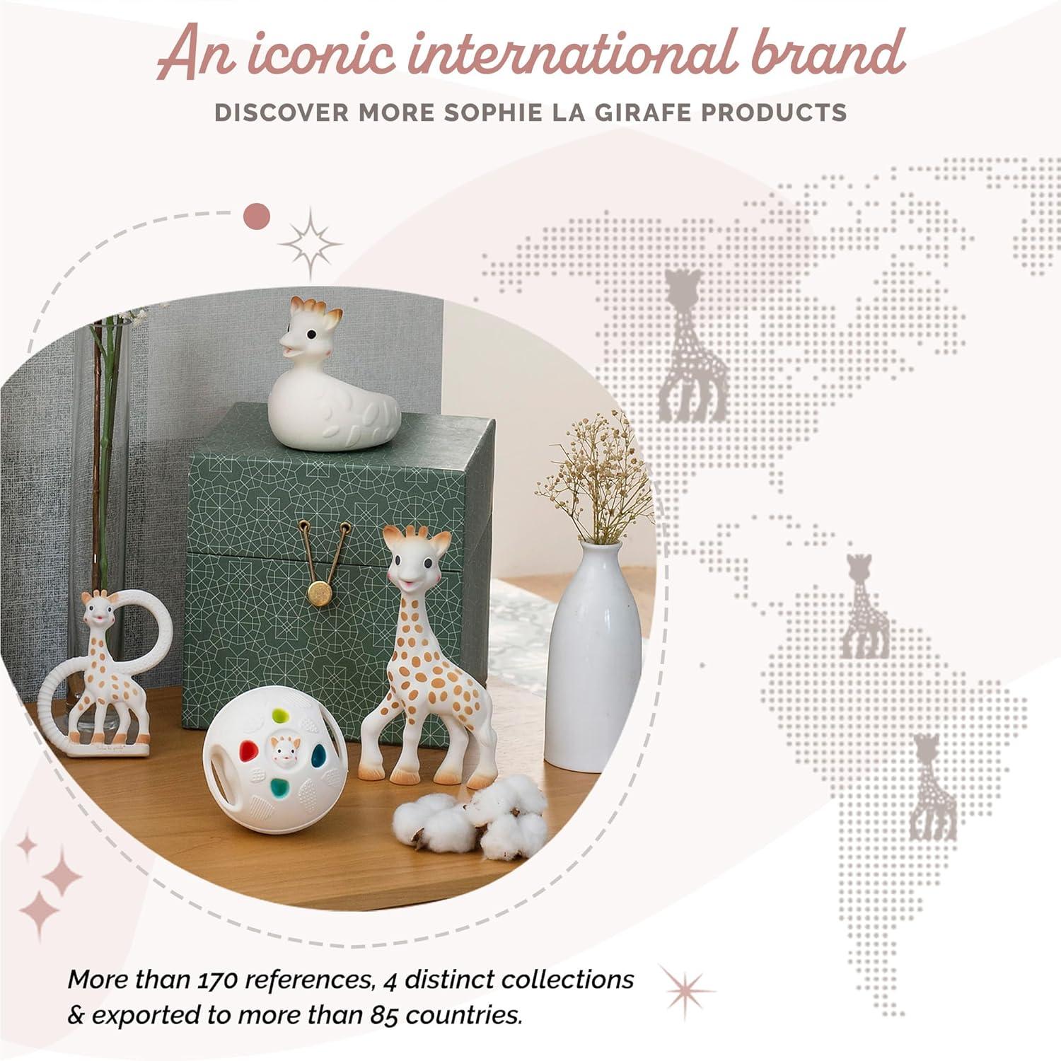 imageSophie la girafe Teething Colorings Light ampamp Easy to Grasp Designed with Natural Rubber to Soothe ampamp Awaken All 5 Senses