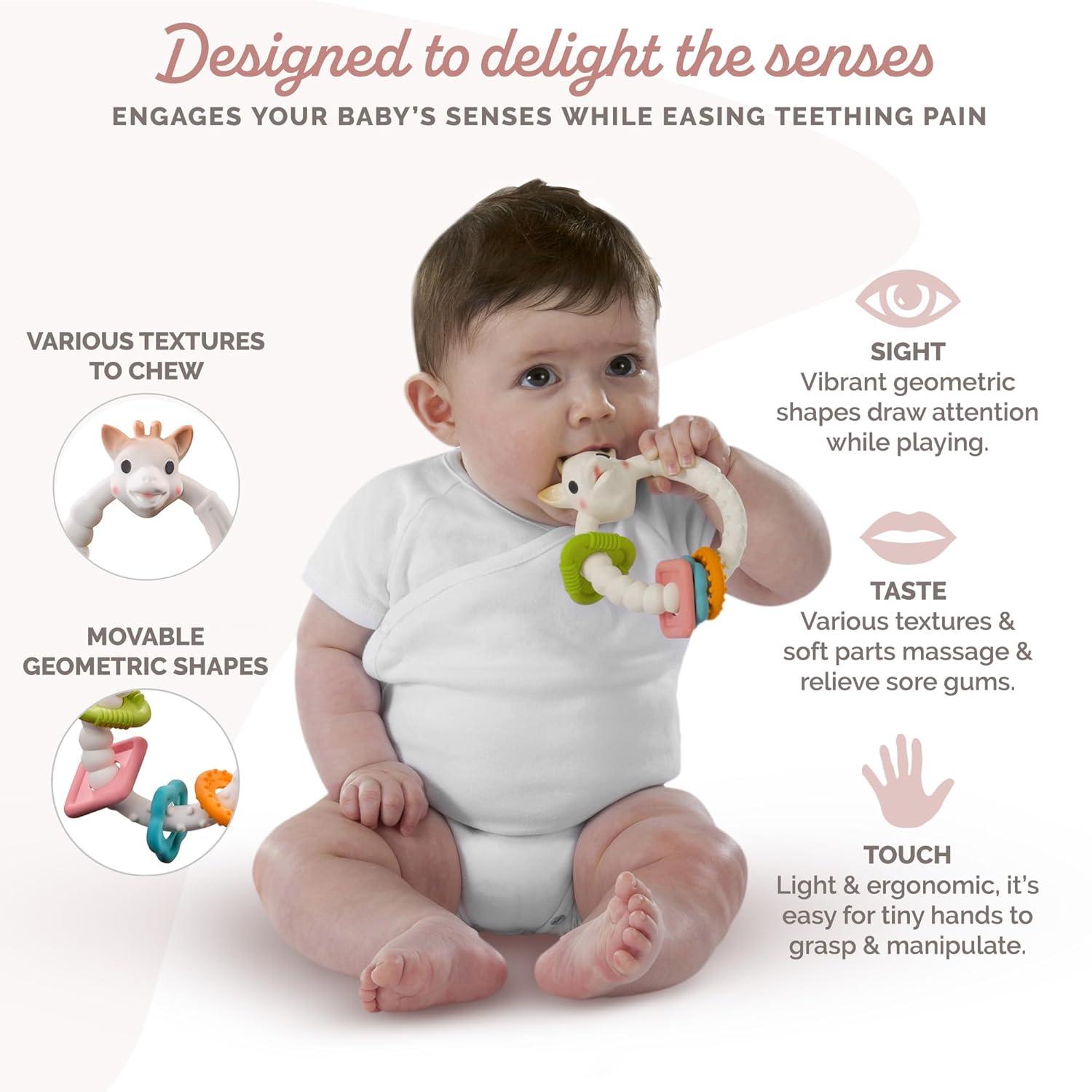 imageSophie la girafe Teething Colorings Light ampamp Easy to Grasp Designed with Natural Rubber to Soothe ampamp Awaken All 5 Senses