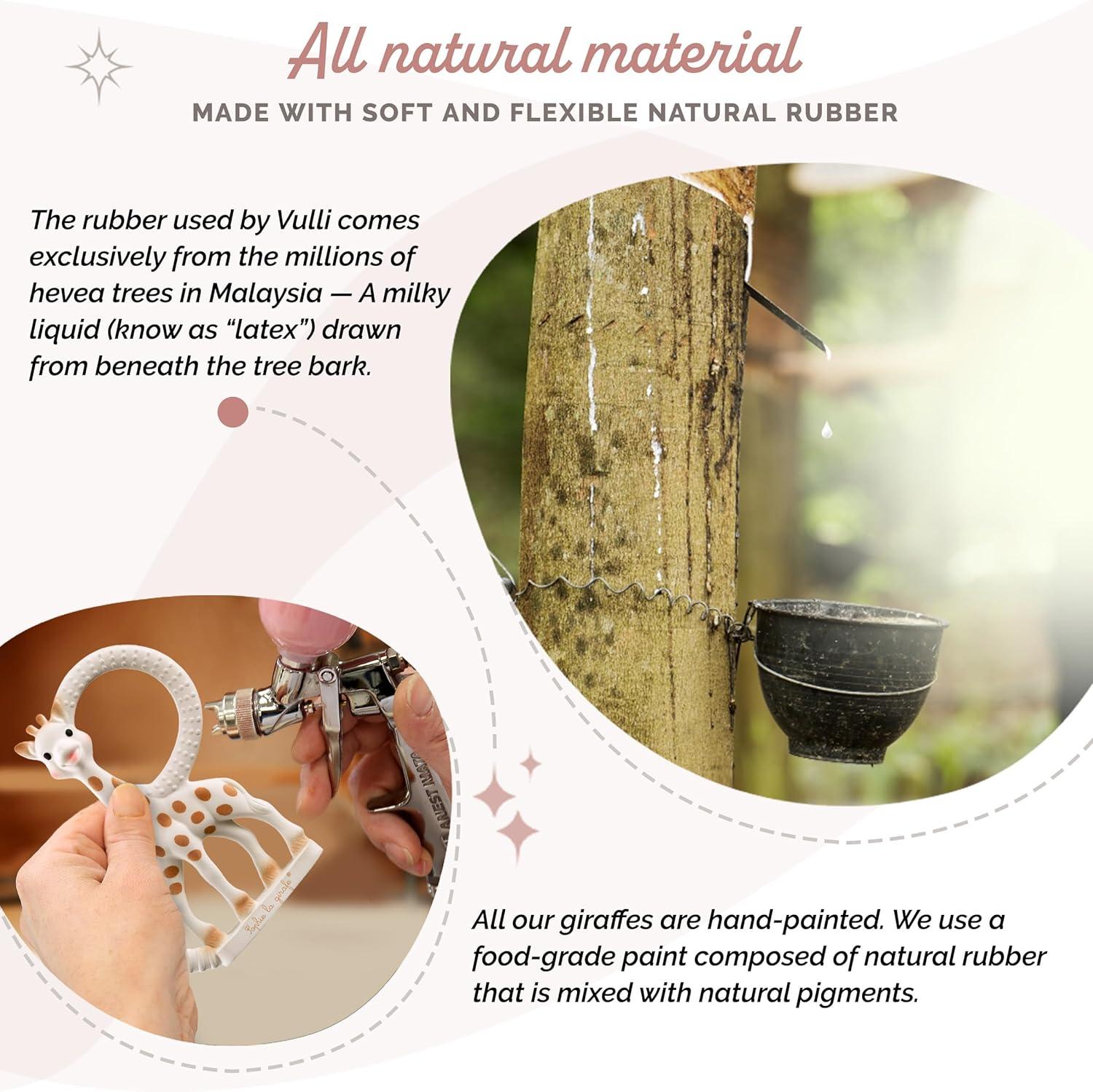 imageSophie la girafe Teething Ring Made from Natural Rubber Designed for Teething Babies Awaken All 5 Senses Easy to Clean