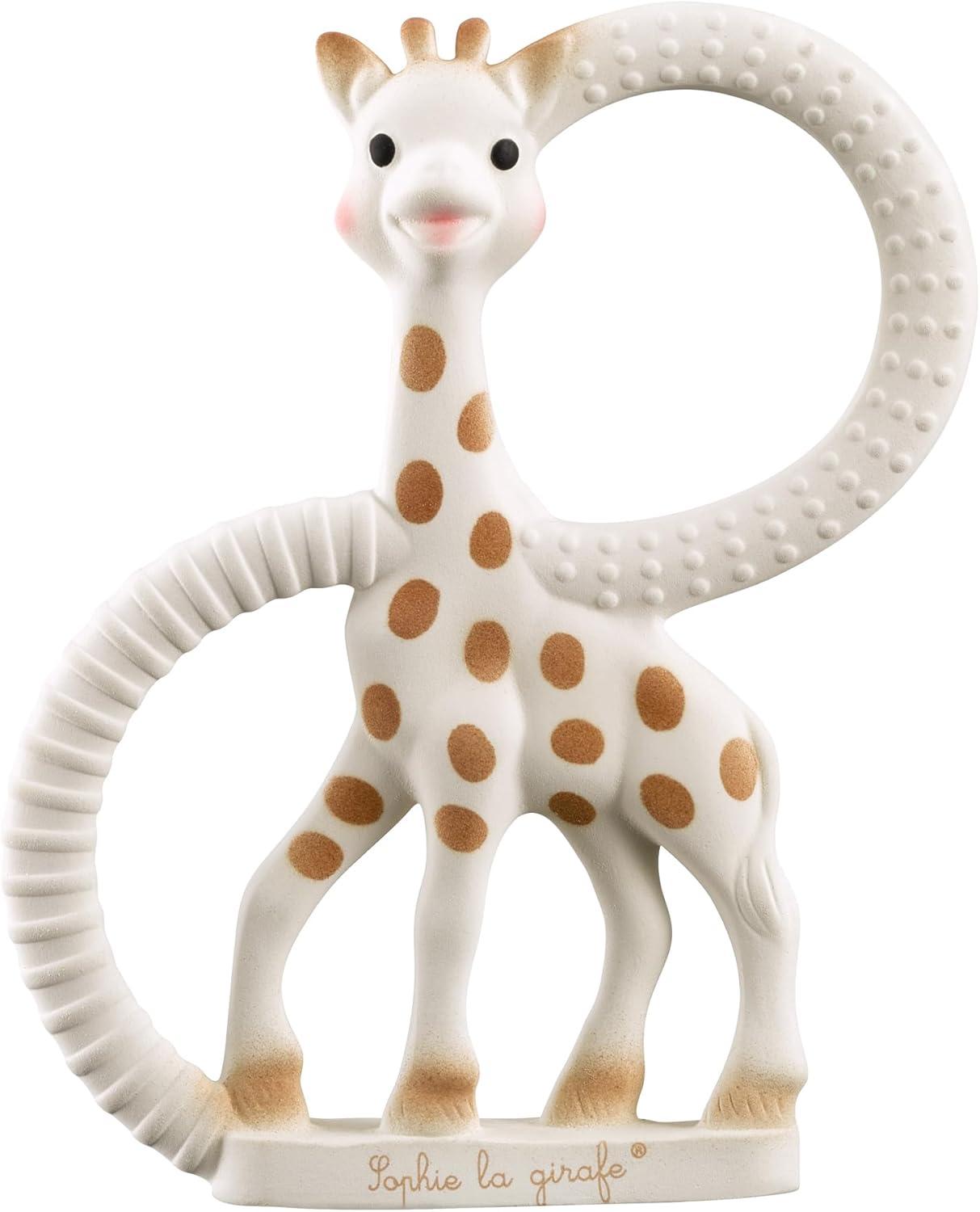 imageSophie la girafe Teething Ring Made from Natural Rubber Designed for Teething Babies Awaken All 5 Senses Easy to Clean