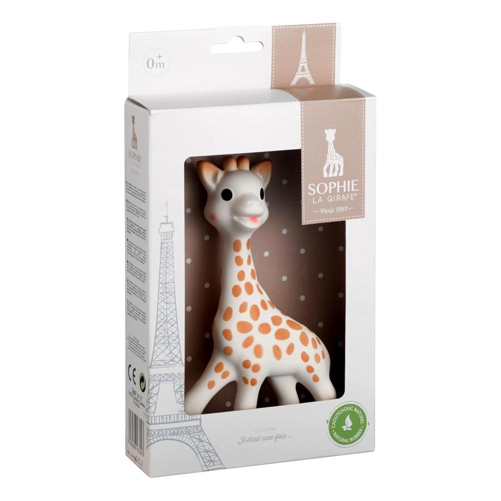 imageSophie la Girafe  Sophie la Girafe Bote Il tait une fois  Jouet en caoutchouc 100 naturel pour enfant  Jouet dveil pour enfant  ds la naissance