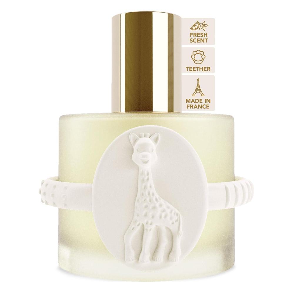 imageSophie la girafe Eau de Toilette  Includes Sophie Teether  Nostalgic Childhood Scent of Citrus ampamp Vanilla 50 ml or 17 fl ozScented Skincare Water