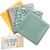 imageSophie la girafe Set of 4 Colored Swaddles  Ideal to Welcome Baby  Comfort ampamp Soothe  Soft ampamp Resistant Material Made of 100 Cotton