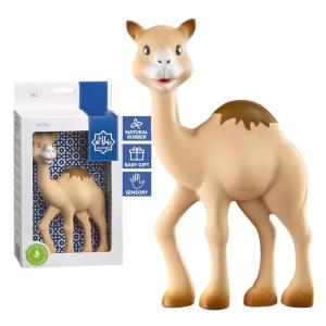 Sophie la girafe Al’Thir The Camel | Teether Friend to Sophie la girafe | Natural Rubber | Designed for Teething Babies | Awaken All 5 Senses | Easy to Clean