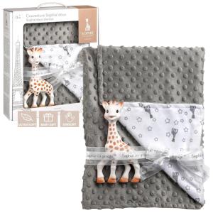 Sophie la girafe Gift Set | Includes Sophie la girafe & Sophie Doux Blanket | Handcrafted in France | Ultra-Soft Blanket | Warm Cocoon of Softness | Comfort & Soothe | Awaken All 5 Senses