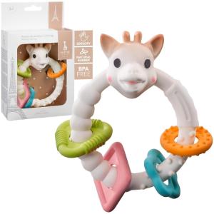 Sophie la girafe Teething Colo’rings | Light & Easy to Grasp | Designed with Natural Rubber to Soothe & Awaken All 5 Senses