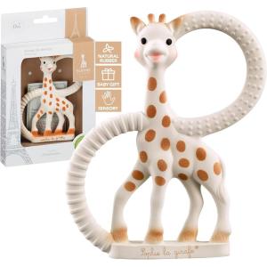 Sophie la girafe Teething Ring | Made from Natural Rubber | Designed for Teething Babies | Awaken All 5 Senses | Easy to Clean
