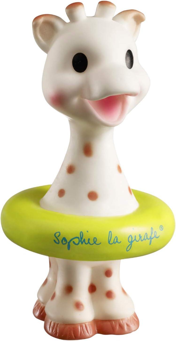 imageSophie la girafe Fresh Touch Bath Toy Colors May Vary Blue or Yellow Fun Toy That Floats ampamp Sprays Water When Pressed
