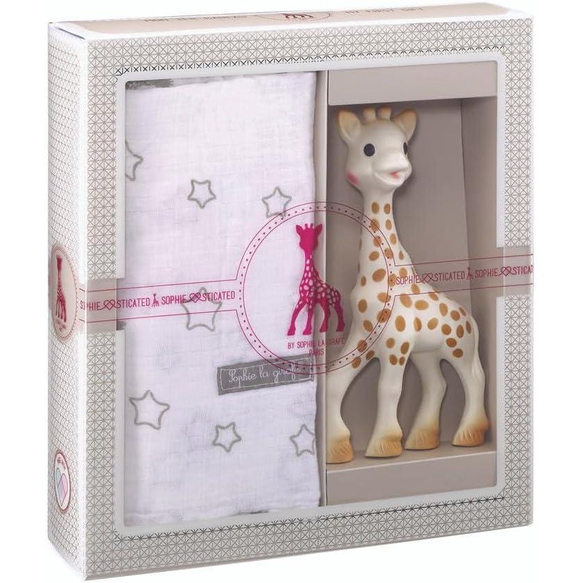 imageSophie la Girafe Muslin Swaddle Blanket Set