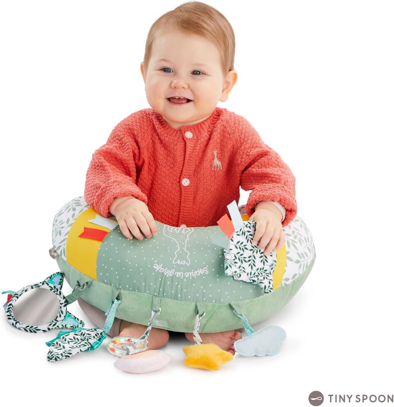 image:imageSophie la girafe Cosy Play Cushion Ergonomic Shape for Breastfeeding amp Baby Many Activities to Awaken All 5 Senses