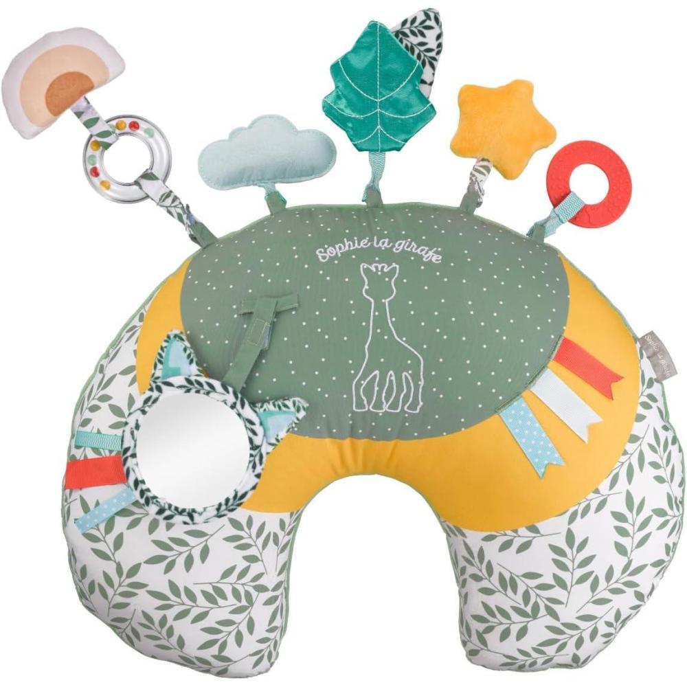 image:imageSophie la girafe Cosy Play Cushion Ergonomic Shape for Breastfeeding amp Baby Many Activities to Awaken All 5 Senses