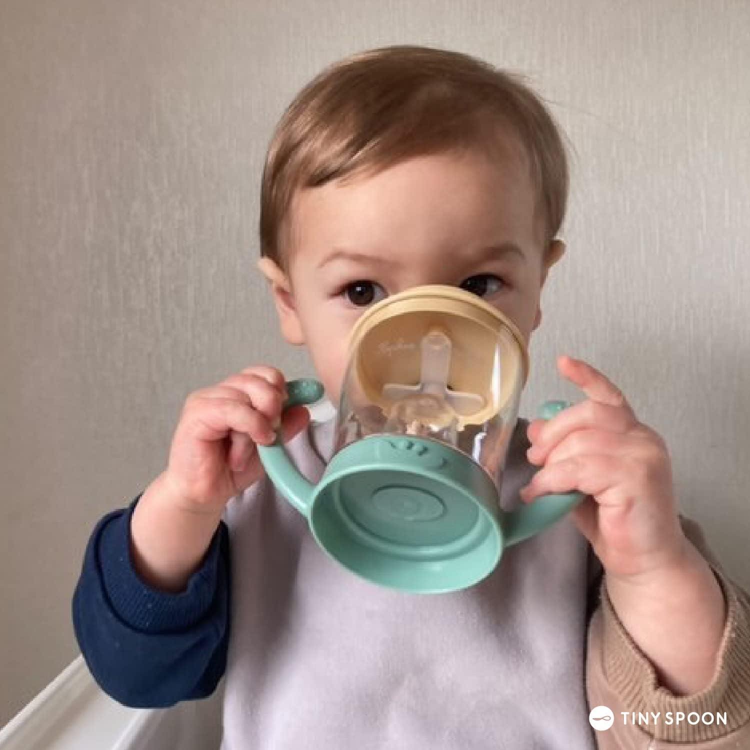 image:imageSophie la girafe AntiLeak Sippy Cup Easy Grip Trainer Cup for Babies Spill Proof Transition Cup from Bottle to Cup 180 ml 6 MonthsMascot Cup