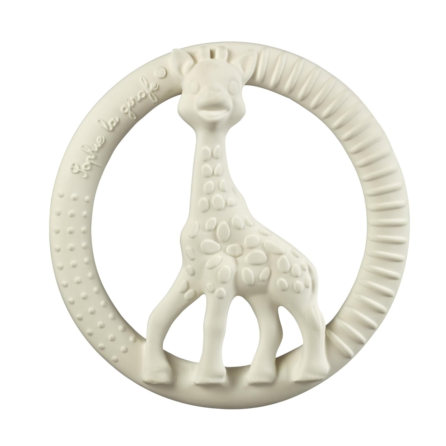 image:imageSophie la girafe Sopure Circle Teether Classic Toy Since 1961 Made from Natural Rubber Designed for Teething Babies Awaken All 5 Senses Easy to Clean