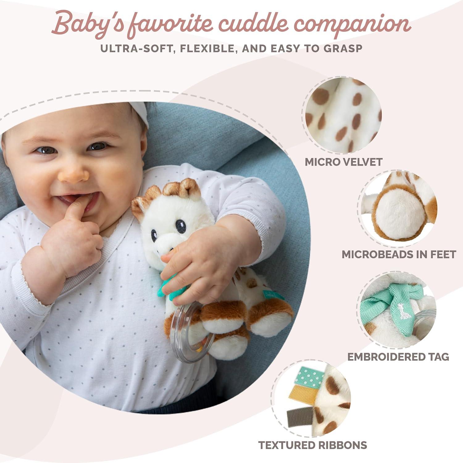 imageSophie la Girafe Peluche Billes 010342
