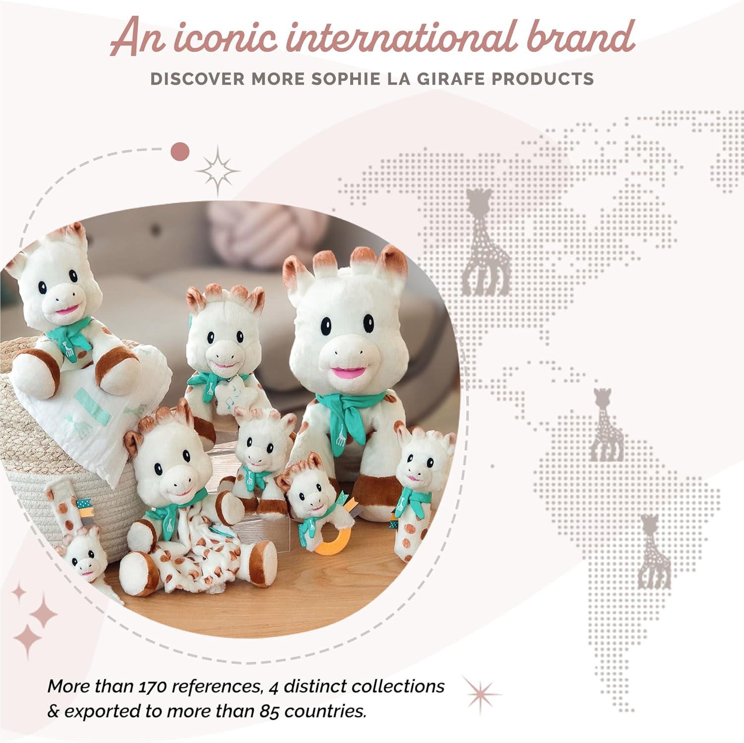 imageSophie la Girafe Peluche Musicale avec Boite Musique 20 cm 010338 Multicolore