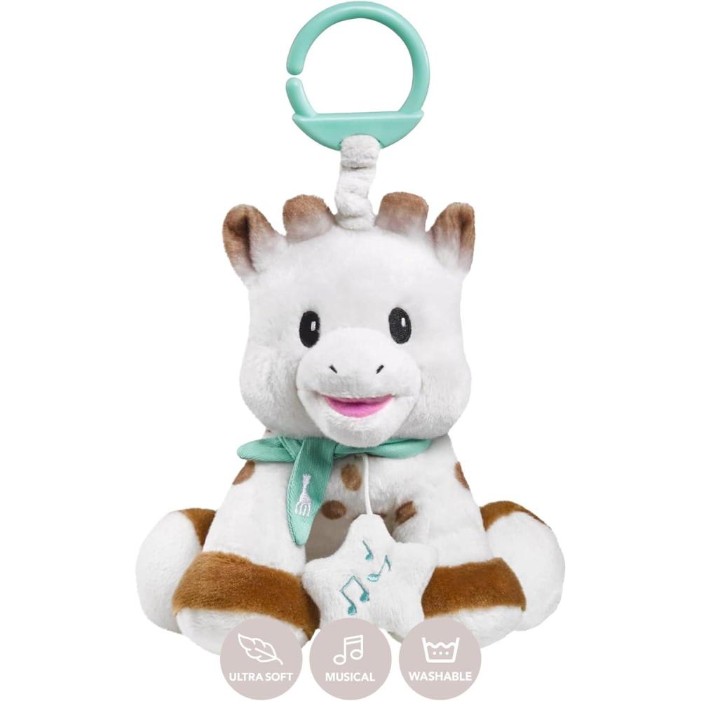 imageSophie la Girafe Peluche Musicale avec Boite Musique 20 cm 010338 Multicolore