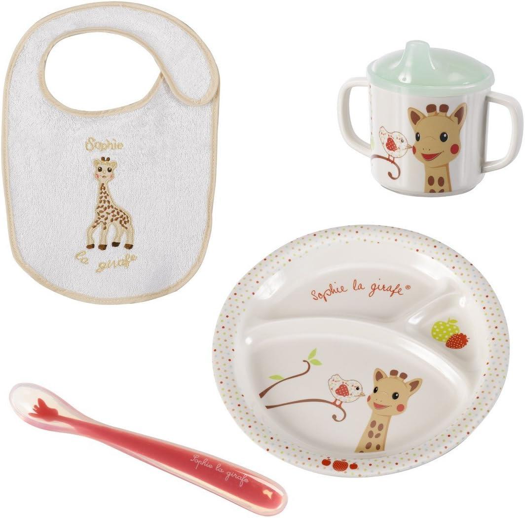 imageSophie la Girafe 460008 Mon Premier Coffret Repas Sophie la Girafe Version Kiwi