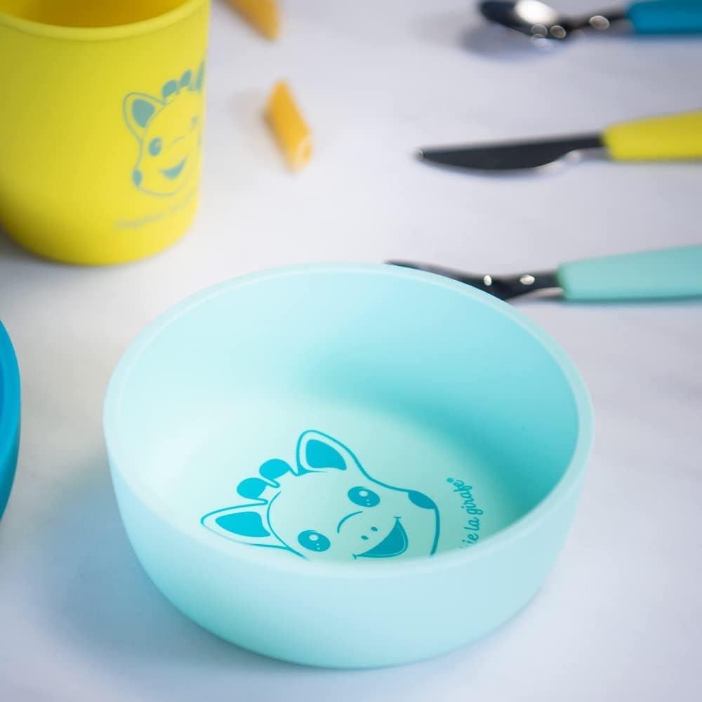 imageSophie la Girafe Bol silicone PastelBleu Vert