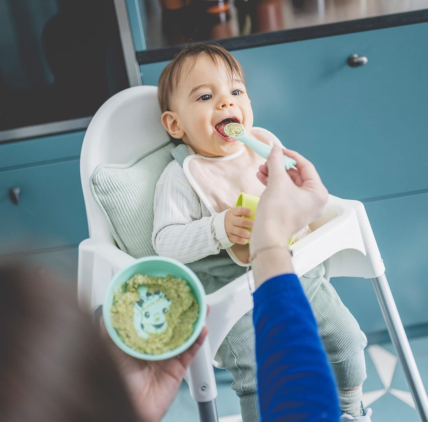 imageSophie la Girafe Bol silicone PastelBleu Vert