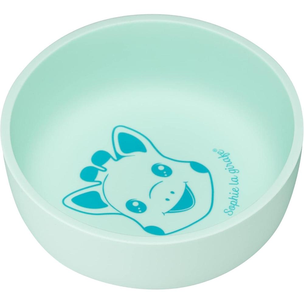 imageSophie la Girafe  Bol silicone PastelBleu  Vert