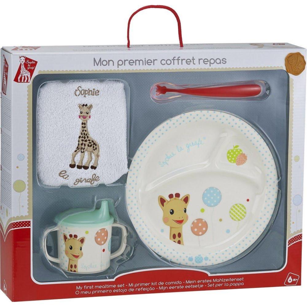 imageVulli Fresh Touch Sophie la Girafe Mon Premier Coffret Repas Version Ballons