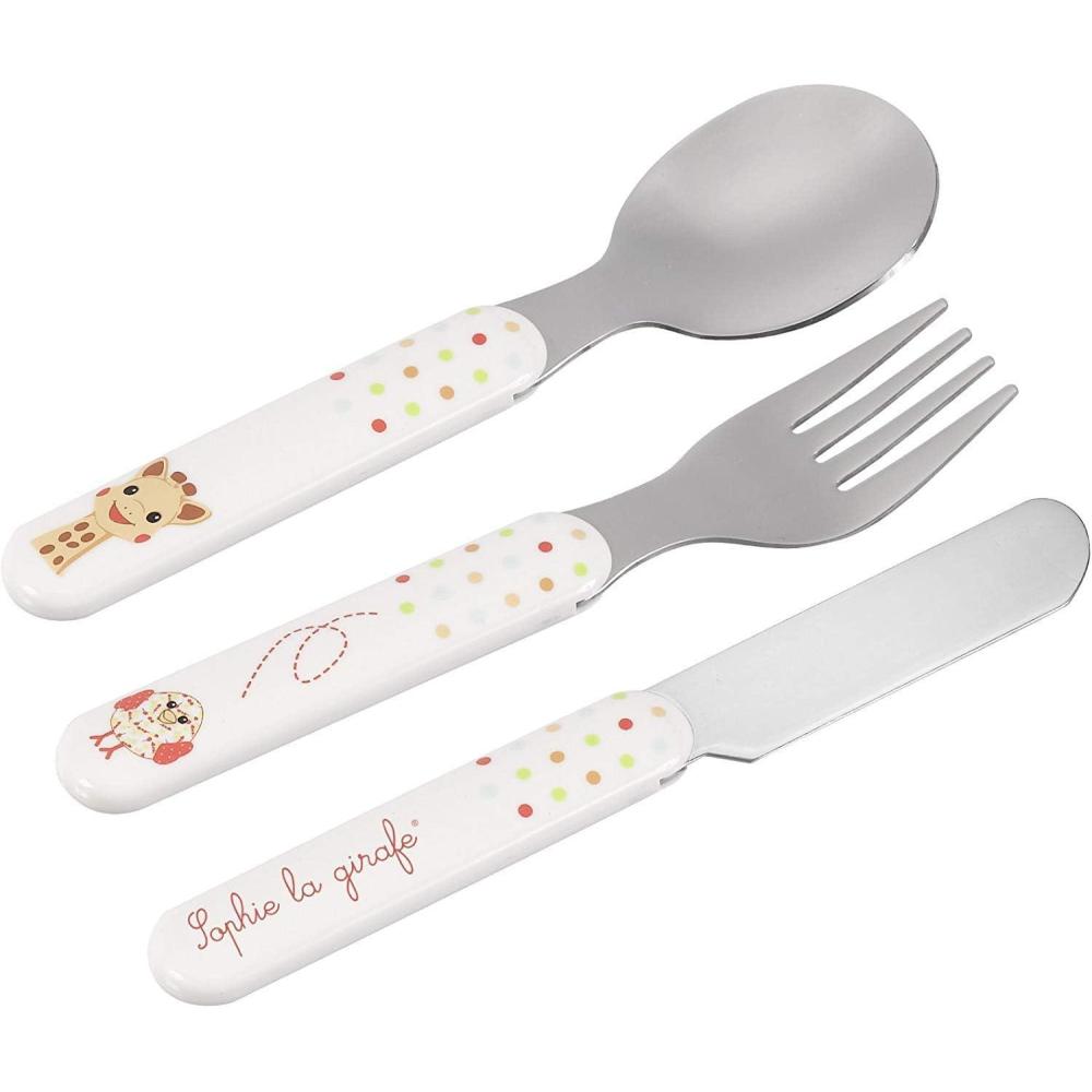 imageVulli Fresh Touch Sophie la Girafe Set de 3 Couverts