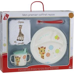 Vulli – Fresh Touch – Sophie la Girafe – Mon Premier Coffret Repas – Version Ballons