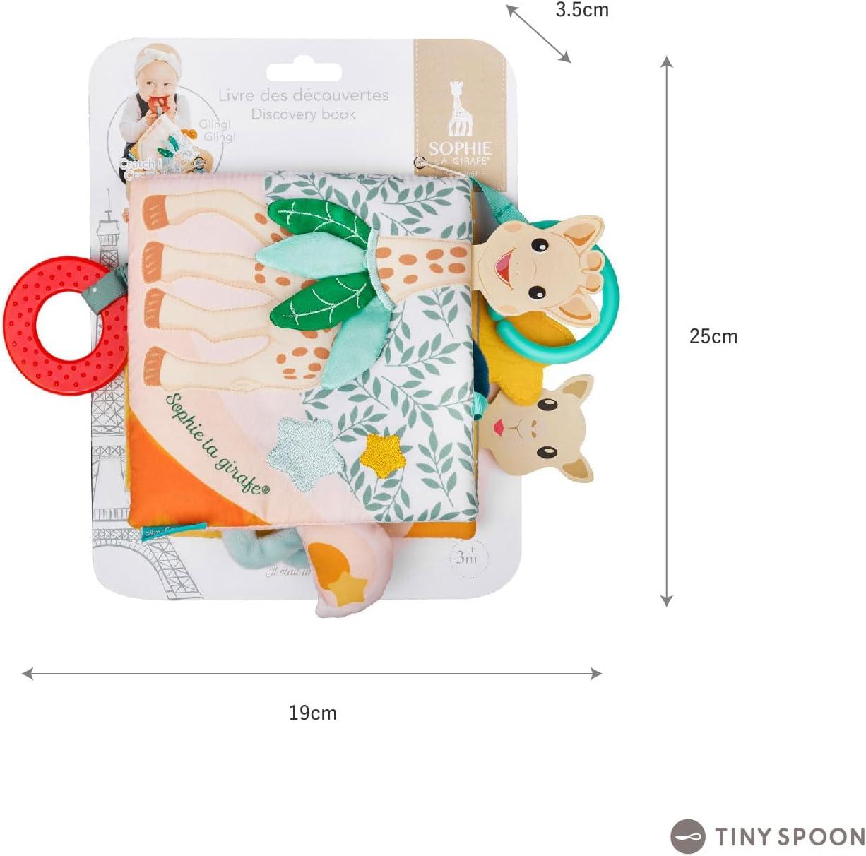 imageSOPHIE LA GIRAFE Livre des Dcouvertes Sophie la girafe Jeux dEveil 8 Pages Diffrentes Activits Textures Couleurs Pour Enfants Partir de 3 Mois