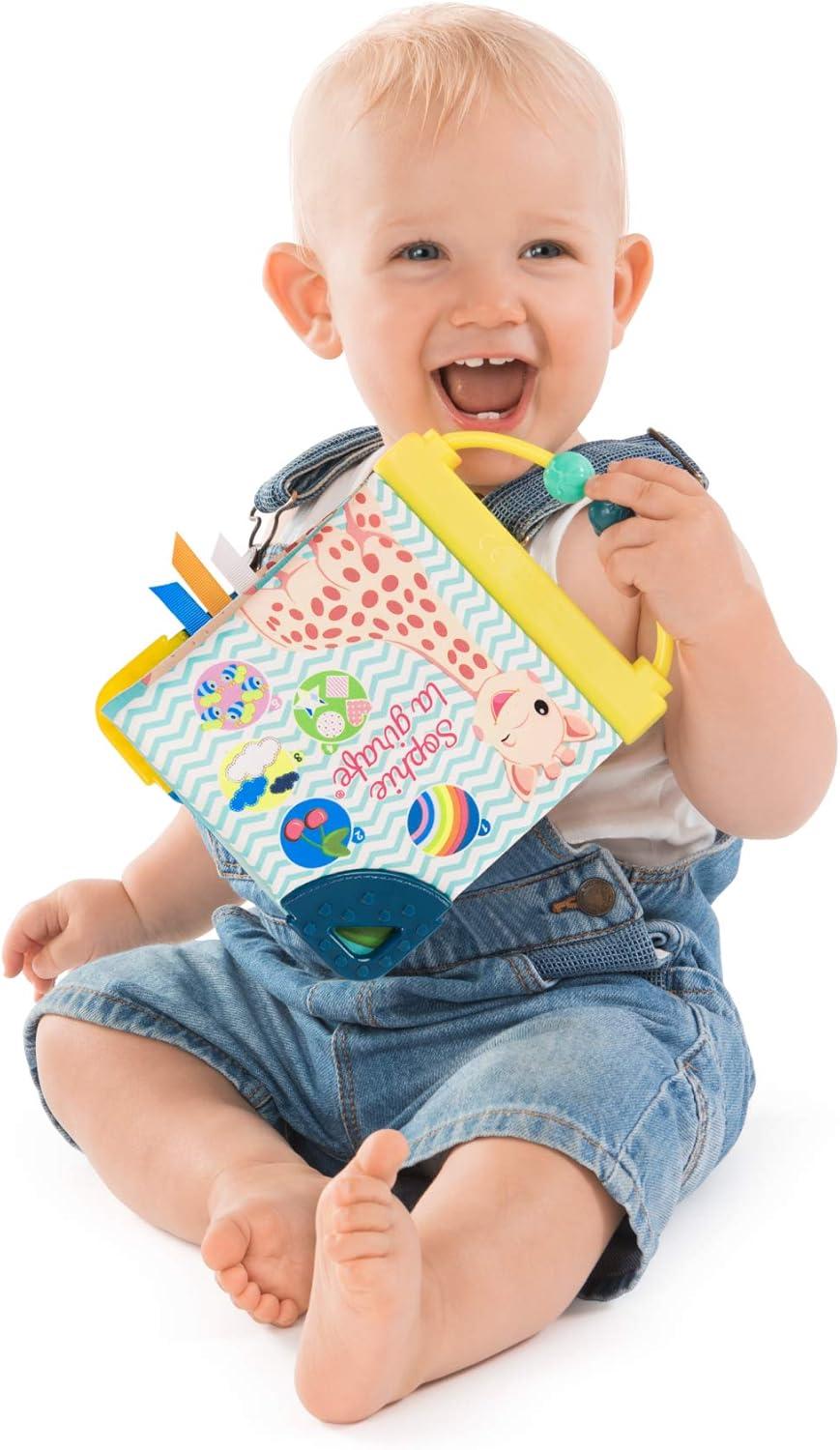 imageSOPHIE LA GIRAFE Plastique 1 Livre dEveil pour les bbs Multicolore Nombreuses Activits Dvelopper ses Sens lOuie le Toucher le Gout et lOdorat et la Vue Apprendre en sAmusant