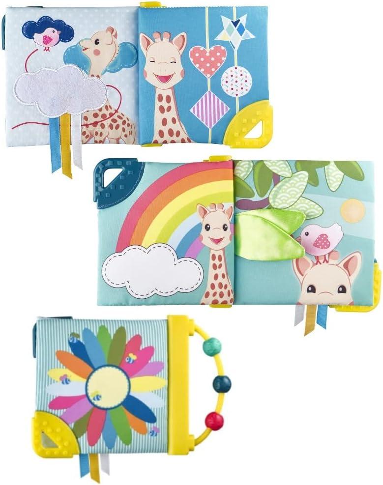 imageSOPHIE LA GIRAFE Plastique 1 Livre dEveil pour les bbs Multicolore Nombreuses Activits Dvelopper ses Sens lOuie le Toucher le Gout et lOdorat et la Vue Apprendre en sAmusant