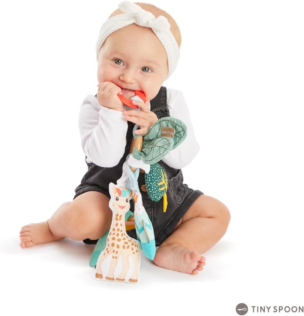 imageSophie la Girafe Anneau dActivits Sophie la Girafe Jeux dEveil Diffrentes Matires Textures et Couleurs Pour Enfants Partir de 3 Mois