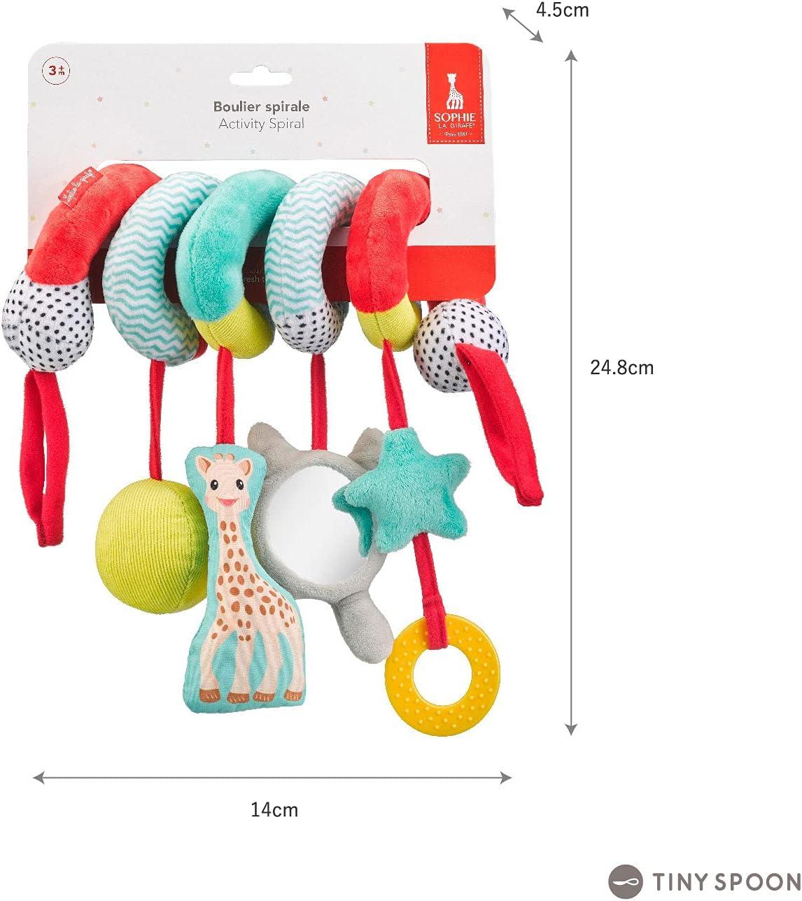imageSophie la Girafe Boulier Spirale Jouet Poussette 230831 Multicolore 6 Units