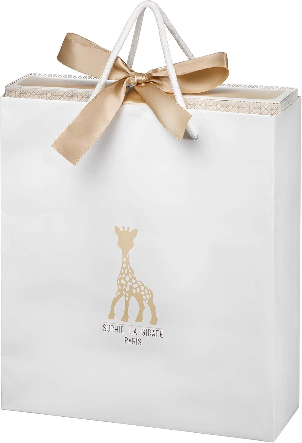 imageSophie la Girafe Coffret Cadeau Naissance Sophie la Girafe Hochet pouet Comprend 1 hochet en tissu jouet mordiller en caoutchouc 100 naturel Set dactivit pour enfantSophie la girafe Ensemble cadeau jouet de dentition et peluche pour bb