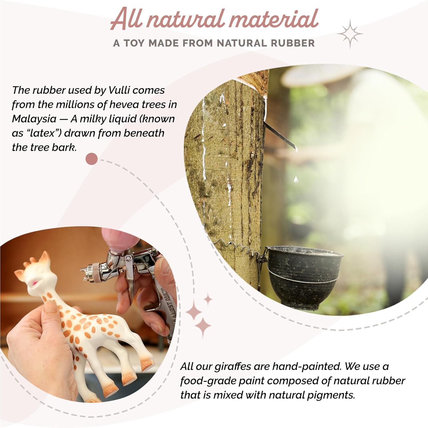 imageSophie la Girafe Coffret Cadeau Naissance Sophie la Girafe Hochet pouet Comprend 1 hochet en tissu jouet mordiller en caoutchouc 100 naturel Set dactivit pour enfantLe coffret cadeau Sweety