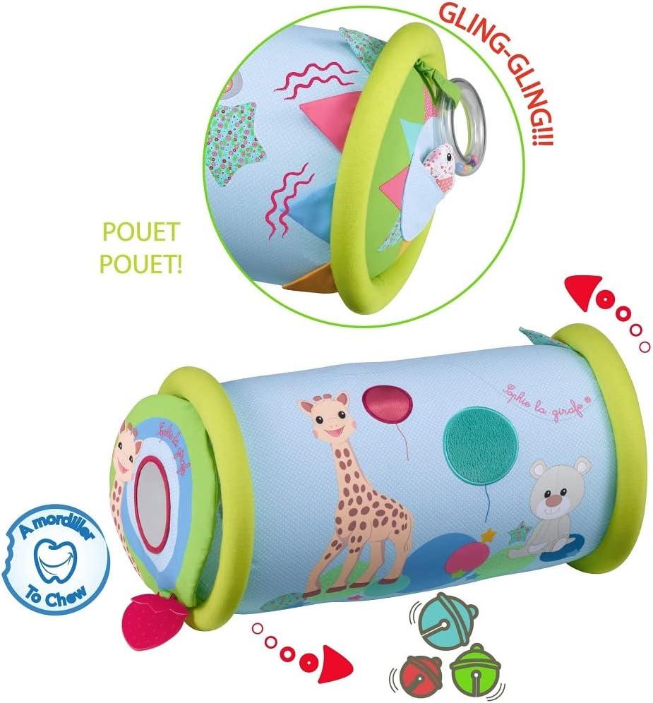 imageSophie la Girafe Les Essentiels de LEveil Jouet Educatif Kit Complet Dveloppe les sens de Bb LOue le toucher lOdorat la Vue et le Gout Multicolore
