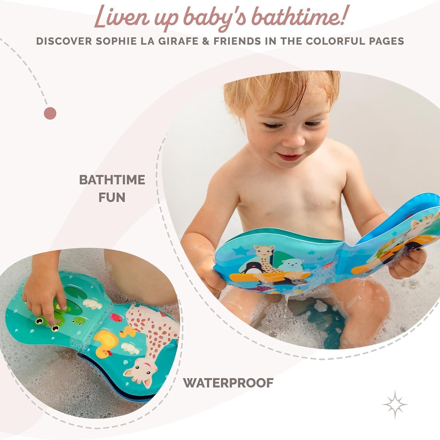 imageSophie la Girafe Sophie la Girafe Livre de Bain Sophie la Girafe Ludique et Color 8 Pages 3 Univers Aquatiques Diffrents Pour Enfants Partir de 4 MoisCollection Il tait une fois