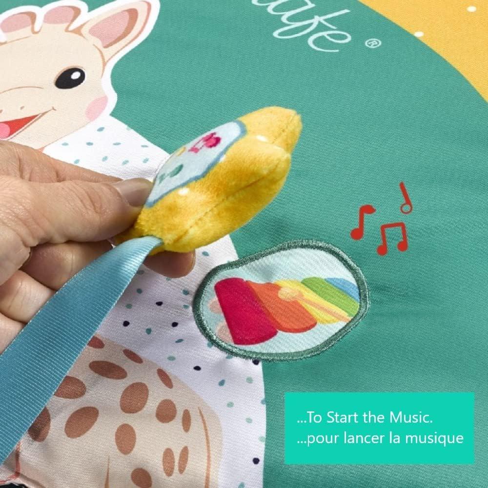 imageSophie la Girafe Touch ampamp Play Book Sophie la Girafe Livre dEveil Intractif pour Bb Facile Manipuler Maxi Format avec 8 Pages Couleurs Vives et Contrastes