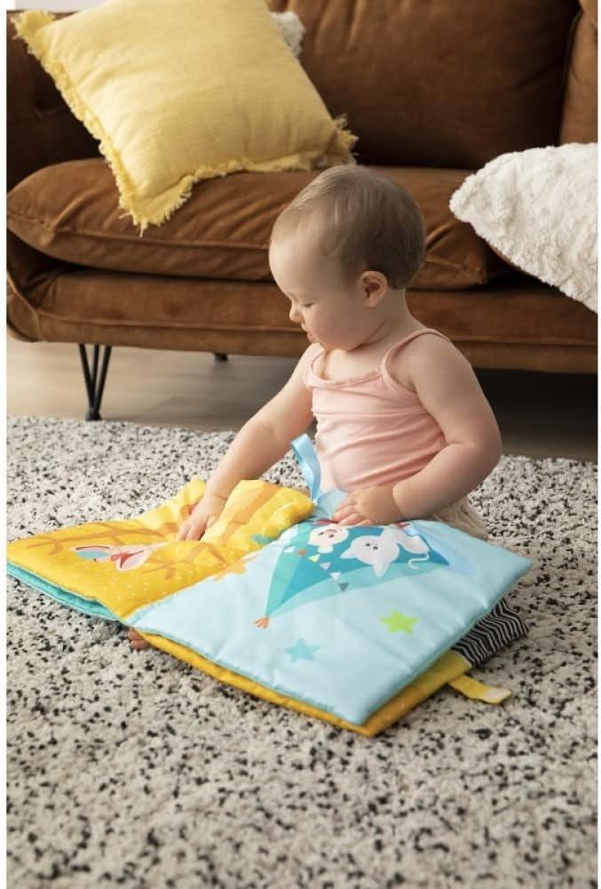 imageSophie la Girafe Touch ampamp Play Book Sophie la Girafe Livre dEveil Intractif pour Bb Facile Manipuler Maxi Format avec 8 Pages Couleurs Vives et Contrastes